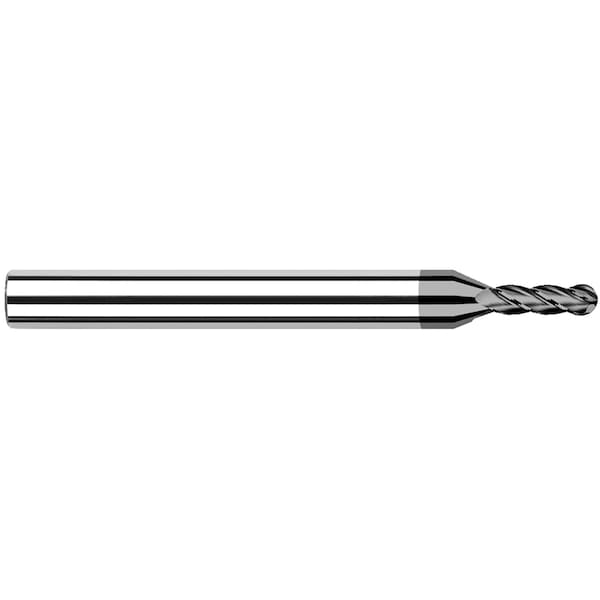 End Mill - CVD Diamond - Ball 0.5000" (1/2) Cutter DIA x 1.5000" (1-1/2) Length of Cut